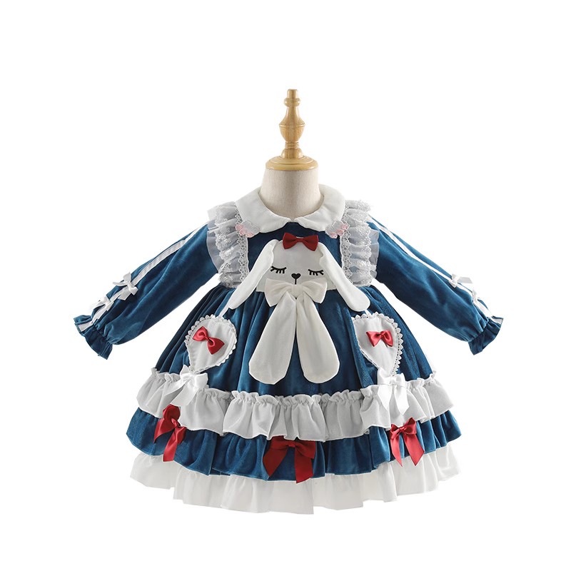 lolita可爱兔耳朵蓬蓬裙洛丽塔