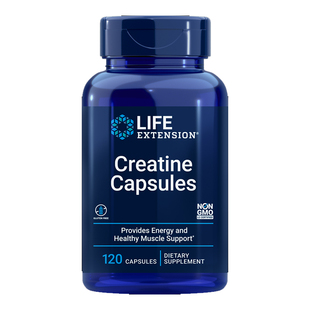 保税肌肉健身耐力Creatine Capsules肌酸120粒美国Life Extension