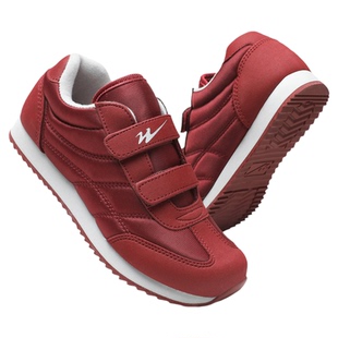 双星八特老人鞋女新款春秋中老年轻便运动鞋红色女鞋大码妈妈鞋子