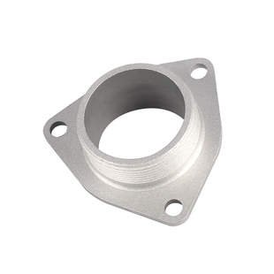 汽油抽水机配件水泵铝进水口座家用自吸泵壳铝进水座螺母本田款