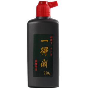 （行家/宗师）一得阁 墨汁正品大容量250g典藏墨文房四宝创作墨水毛笔书法专用大瓶窖藏老墨古法原料墨汁