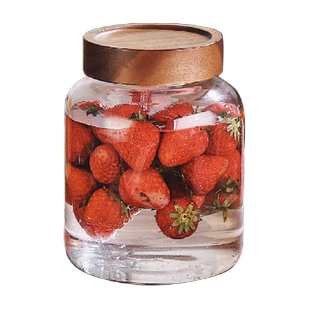 格娜斯青梅泡酒玻璃瓶广口密封罐荔枝酒瓶自酿酒罐果酒发酵桶酒坛