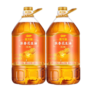 金龙鱼花生油浓香5L*2食用油家用