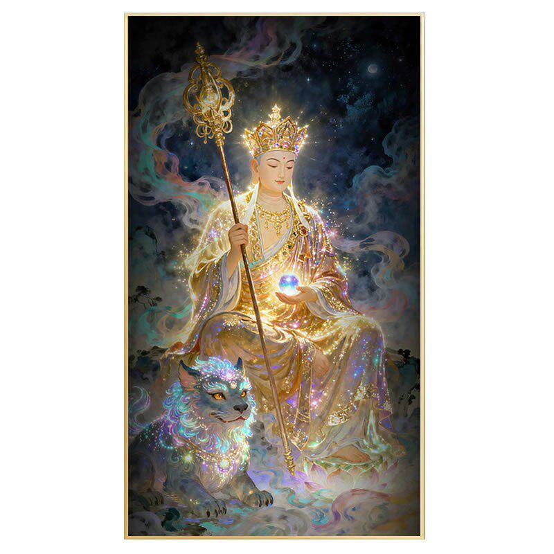 地藏王菩萨5d钻石画方钻2026年新款满钻佛像点砖贴钻画十字绣玄关