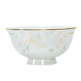 2026新款碗碟套装家用高颜值景德镇骨瓷餐具碗盘中式乔迁入宅碗筷