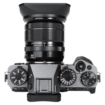 JJC富士XF 18-55遮光罩XF 14mmF2.8 R镜头XT5/4/20 XT30 XS10相机