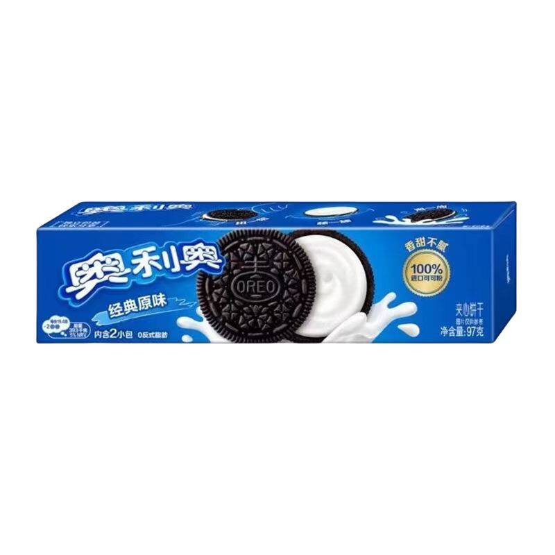 奥利奥夹心饼干97克盒装独立包装