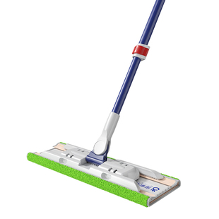 宝家洁夹布拖把静电除尘家用一次性拖布一拖净懒人免手洗拖地神器