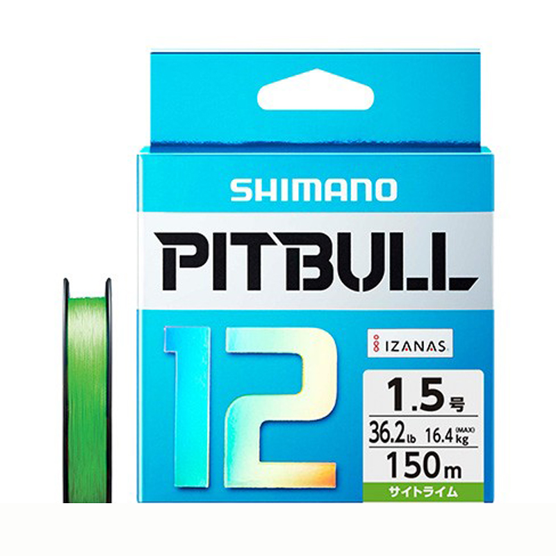 SHIMANO PITBULL 禧玛诺新款8编 12编路亚专用PE线 渔线