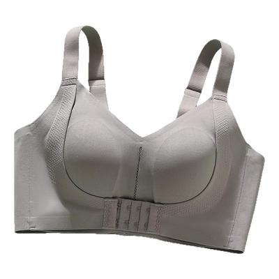 古今大胸显小内衣女上托防下垂运动防震前扣式文胸无痕软承托胸罩