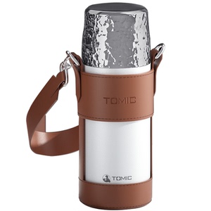 tomic特美刻焖茶杯锤纹保温杯男女茶水分离陶瓷内胆闷茶泡茶杯子