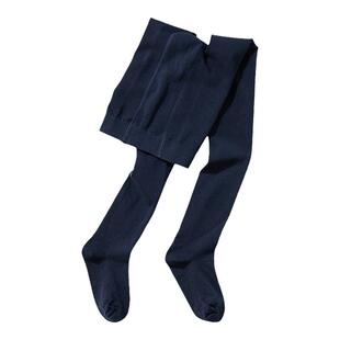 藏青色女童连裤袜带脚打底裤春夏款深蓝色儿童连体袜学生校服袜子