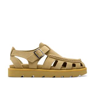 Clarks其乐Originals Meadow Buckle 男女牛皮镂空休闲罗马凉鞋