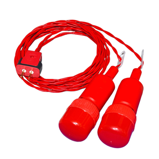 红色LED灯座一拖二灯头灯笼照明灯泡E27螺口悬挂式纯铜线即插即用