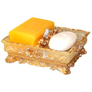 轻奢高级香皂盒双层沥水创意家用乔迁新居肥皂盒高档卫生间免打孔