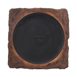 万仟堂茶盘家用陶瓷茶托盘中式茶具现代小型简约沥水石茶盘满月02