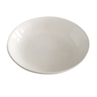 纯白圆形陶瓷小碟子味碟蘸料餐具盘子家用迷你咸菜碟商用中式醋碟