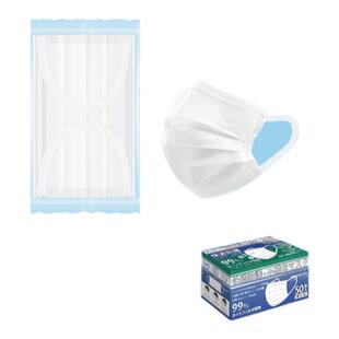 Brodio透气成人日本独立包装泡泡纱耳带一次性成人口罩防尘夏女