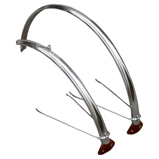 700c钢架公路车专用304不锈钢23c25c28c窄款全包式法式挡泥板泥瓦