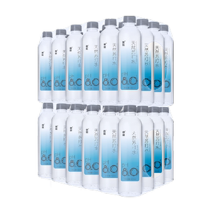 依能饮用天然苏打水500ml*48瓶pH8.0+弱碱性水矿物质水非矿泉水