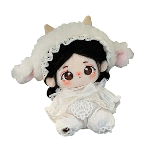 原创棉花娃娃10cm20cm娃衣小羊睡衣玩偶服衣服百搭可爱无属性换装