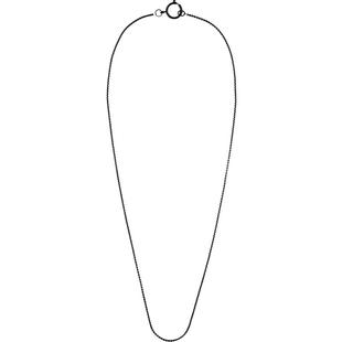 FOB怀表链条 BLACK CHAIN 黑色80cm链条配件法式时尚个性链条