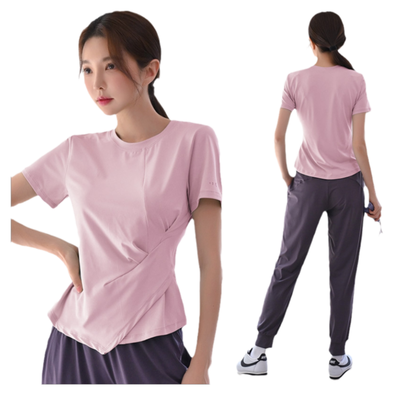 跑步女运动套装高级感速干健身衣