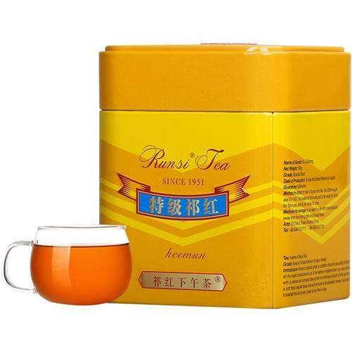 润思祁门红茶官方旗舰店特级工夫祁红100g实惠罐装春茶独立包装