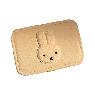 可爱米菲兔首饰盒女大容量便携耳钉耳环戒指项链收纳盒手饰品盒子