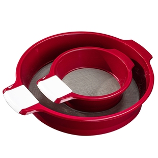 日本不锈钢面粉筛过滤筛网60目筛子网筛细漏网烘焙专用过筛面家用