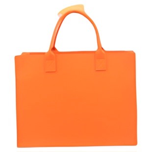 高级感毛毡包定制logo手拎袋企业托特包毡包手提袋礼品袋手拎包