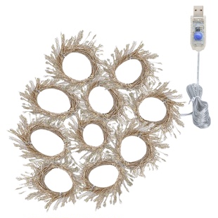 户外防水led鞭炮窗帘灯瀑布灯满天星彩灯圣诞新年氛围庭院装饰灯