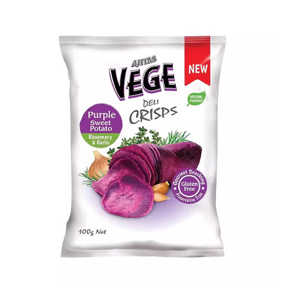 澳洲健康零食紫薯片米饼3包包邮