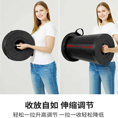 户外折叠凳便携式家用可调节伸缩凳子钓鱼马扎露营美术生收缩椅子