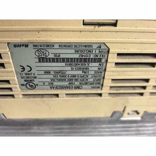 在线议价安川变频器E1000，11kw，通电显示如图，调试不了，低价