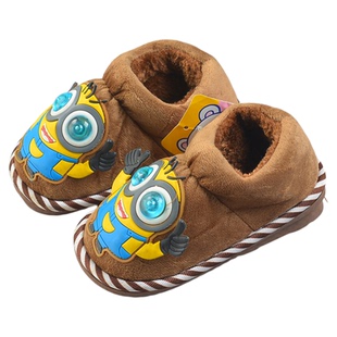 男女儿童加绒加厚小棉鞋10.28L82504可爱卡通宝宝秋冬保暖毛窝窝