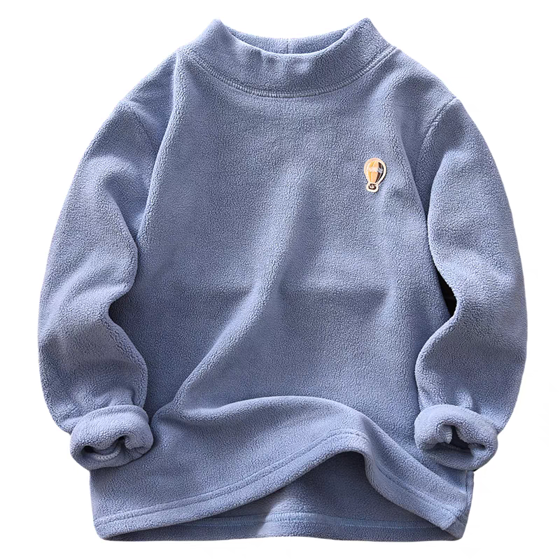 男童加绒打底衫秋冬季2025新款儿童内搭上衣中大童高领一体绒保暖