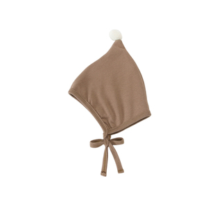 小月龄宝宝帽子秋季圆球包头帽子男宝宝女童帽子亲肤护耳帽胎帽