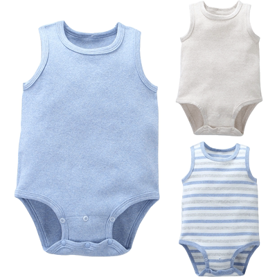 秋冬纯棉宝宝背心包屁衣保暖内衣