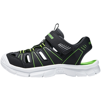 【TOP】SKECHERS斯凯奇儿童ATHLEISURE运动休闲凉鞋406520L-BKLM