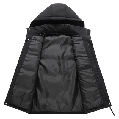 【可拆帽】2025羽绒棉马甲外套