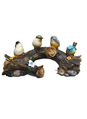 乔迁礼物创意玄关小鸟摆件复古风