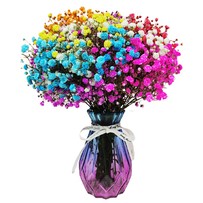 满天星干花花束客厅摆设家居装饰摆件玫瑰鲜花云南基地直发永生花