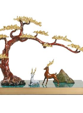 猪八戒黄铜乔迁开业送礼新中式