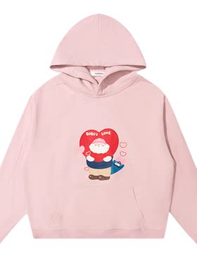 UNDERBOBO秋冬季情侣装连帽卫衣