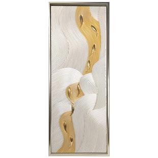 瑞杰 立体实物画《九鱼图·逆流而上》走廊过道装饰画 别墅艺术画