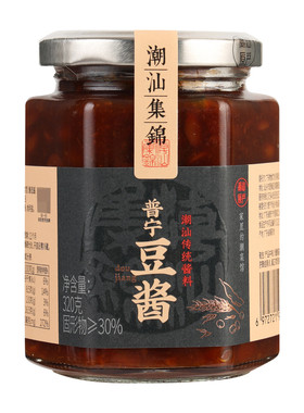 潮汕集锦普宁豆酱豆瓣黄豆酱蘸酱