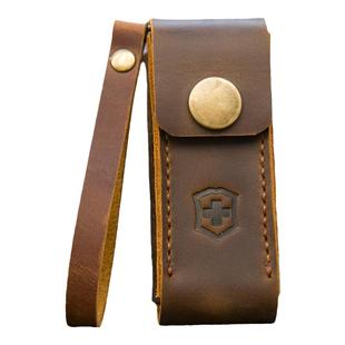 瑞士军刀皮套刀套真皮手工背夹钢夹头层牛皮万用钳定做折刀保护套