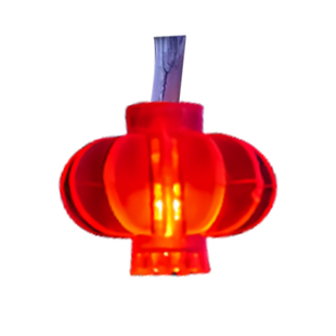 红灯笼2026新款太阳能小彩灯串过年春节庭院装饰氛围户外led串灯