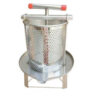 不锈钢榨汁机小型家用脂渣榨油机压蜂蜜机桑葚中药葡萄酒糟压榨机